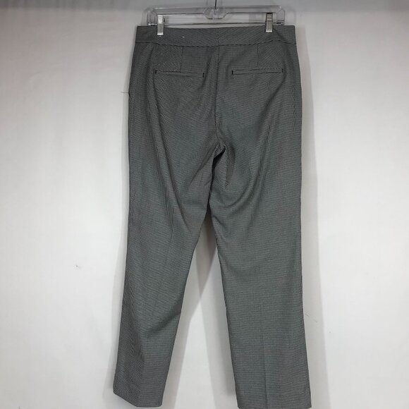 ANN TAYLOR - WOMEN'S 6 -BLACK/WHITE CHECK DRESS SLACK PANTS - Picture 4 of 8